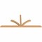Ekena Millwork Richland Timber Gable Bracket, Western Red Cedar, 108"W x 45"H x 3 1/2"D x 3 1/2"F, 10/12 Pitch GBW108X45X0404RIC00SWR - alternate 2